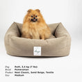 Last inn bildet i Gallery Viewer, WePet.no Hundeseng Classic Nest Sand Beige – Denjo Dogs