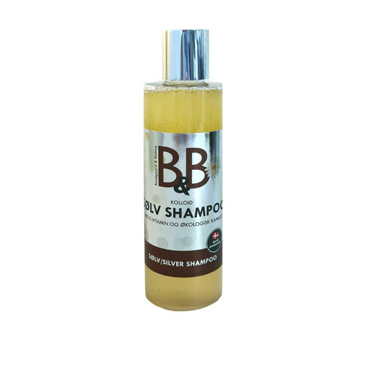 B&B Sølv shampo- stresset, tørr hud og pels