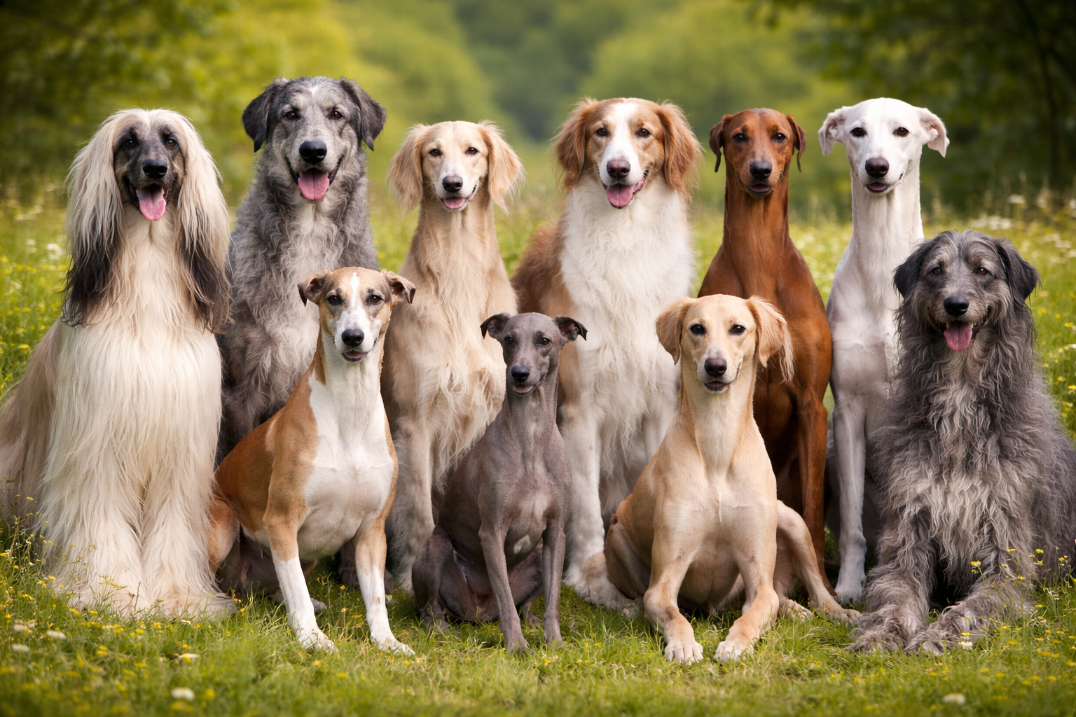 Bilde_Full oversikt over raser og pelstyper i FCI gruppe 10