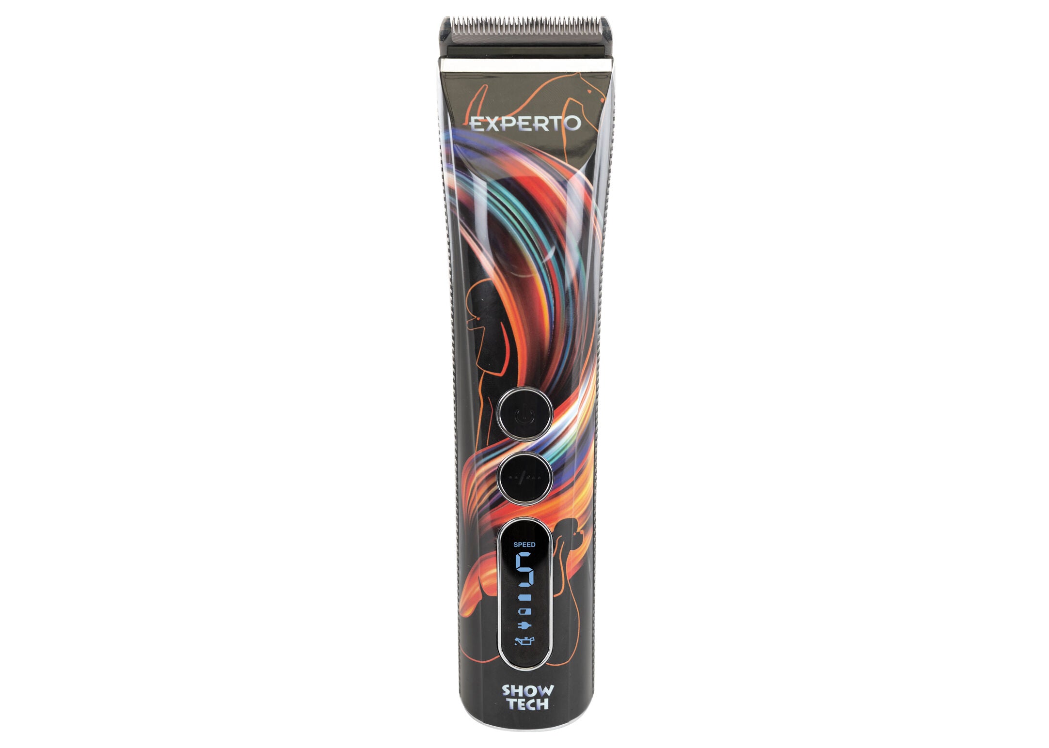Show Tech Experto Cordless Clipper profesjonell klippemaskin for hund med LCD-display og 5 hastigheter