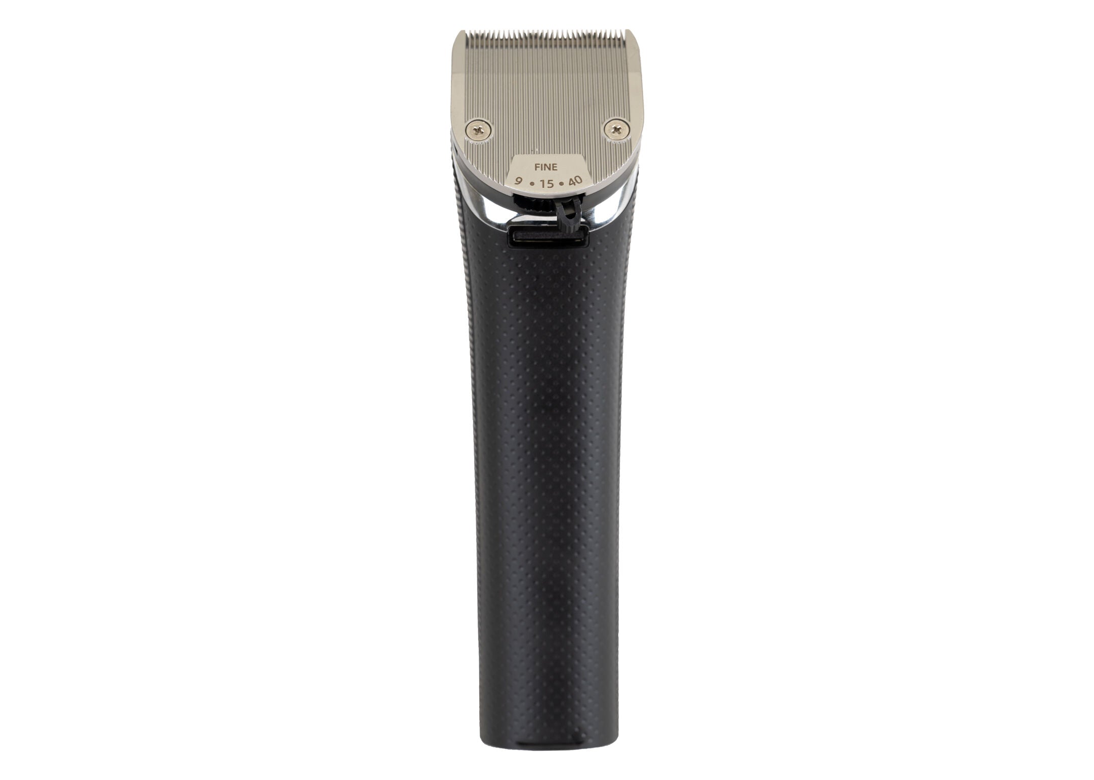 Nærbilde av Show Tech Experto Cordless Clipper med keramisk skjær og titanbelegg