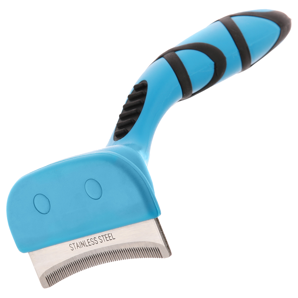 Groom Professional Shed Stopper Curved Medium underullsverktøy med buet blad for skånsom fjerning av løs underull hos hund.