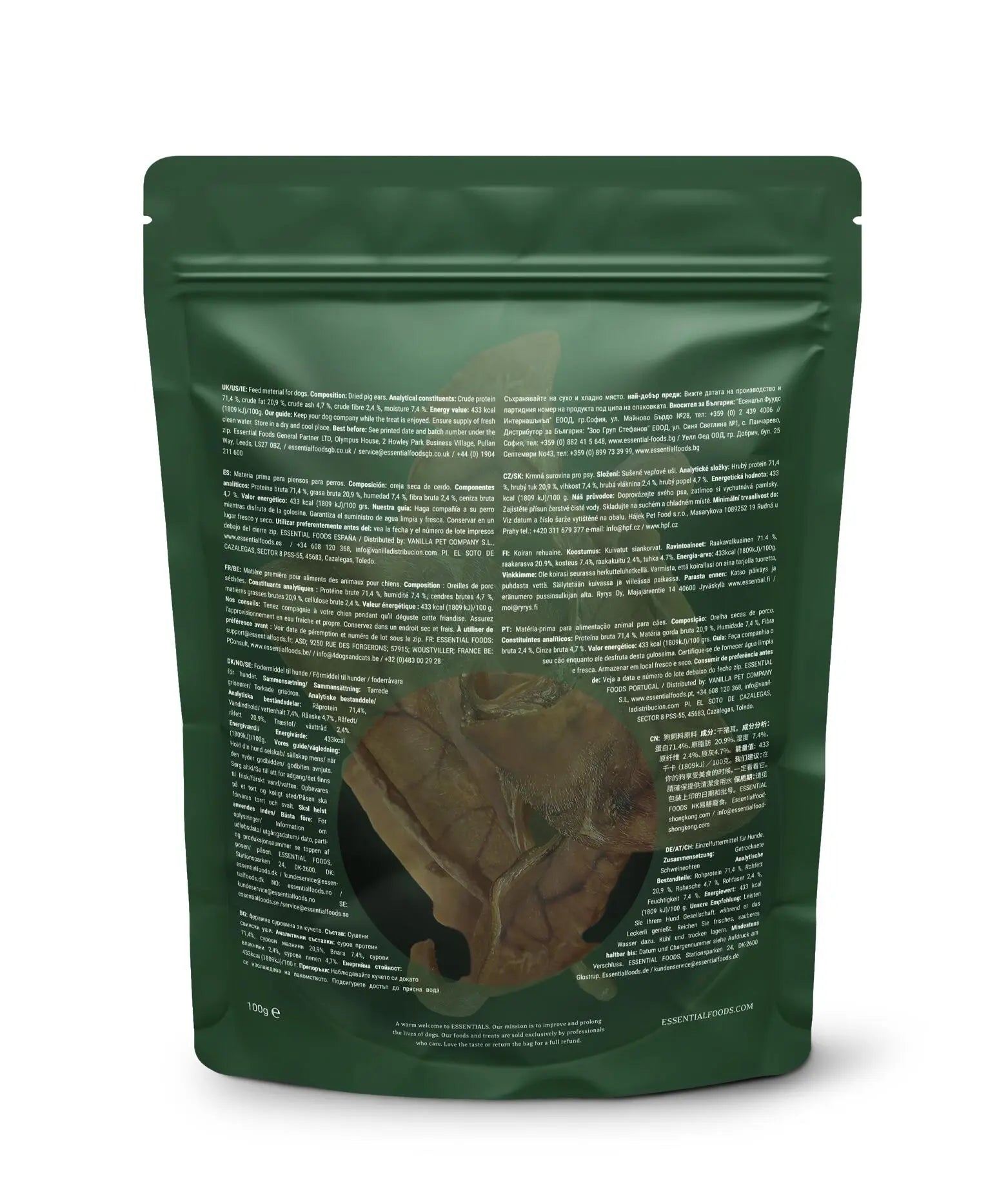 ESSENTIAL PORK DELIGHTS – 100 % Naturlige Godbiter av Gris-WePet.no