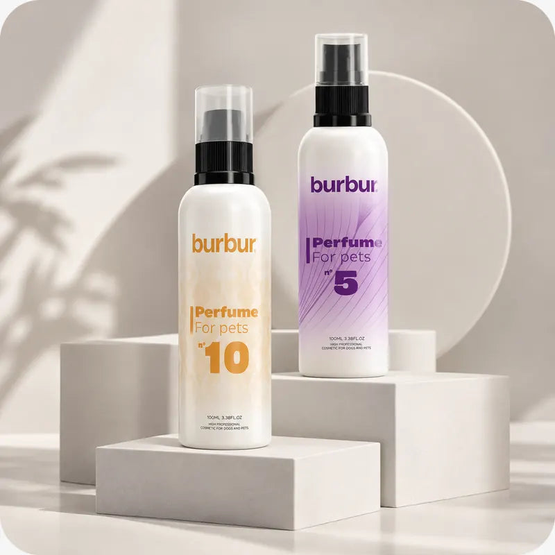 Burbur Parfyme nr. 5 og nr. 10 for hund og katt