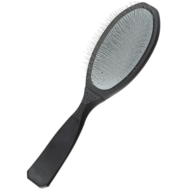 Show Tech Ultra Pro Side Slicker Black Small Soft 22 mm venstrehendt karde for utgreing, fluffing og finisharbeid på hund med medium til lang pels.