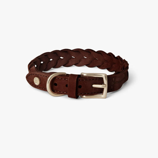 WePet.no Hundehalsbånd Stockholm Lær Dark Choco – Denjo Dogs