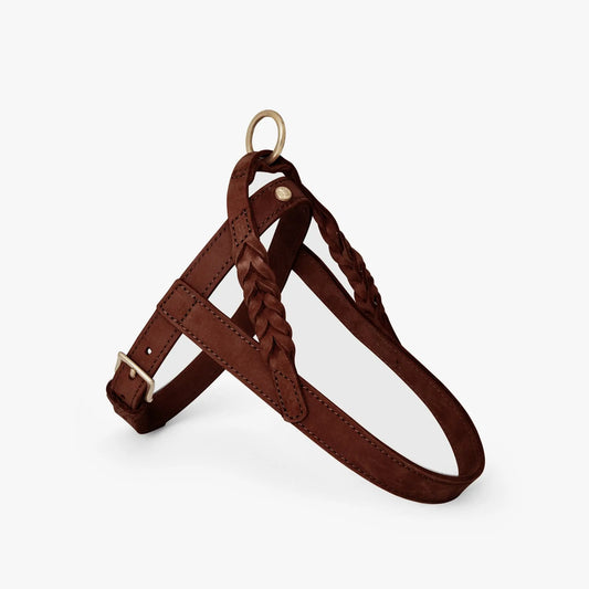WePet.no Hundesele Stockholm Lær Dark Choco – Denjo Dogs