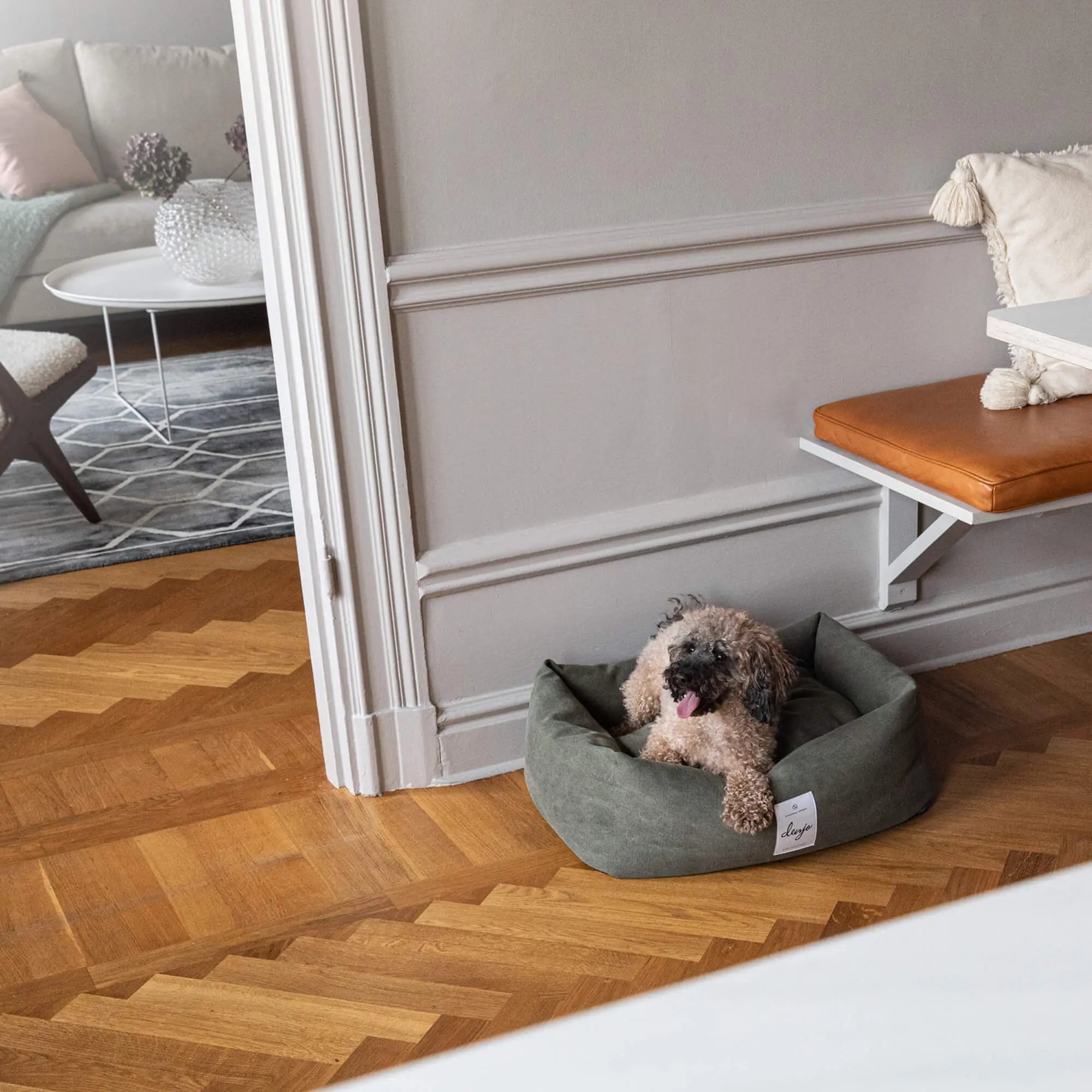 WePet.no Hundeseng Classic Nest Desert Green – Denjo Dogs
