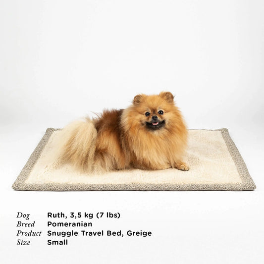 WePet.no Reisepledd Snuggle Greige – Denjo Dogs