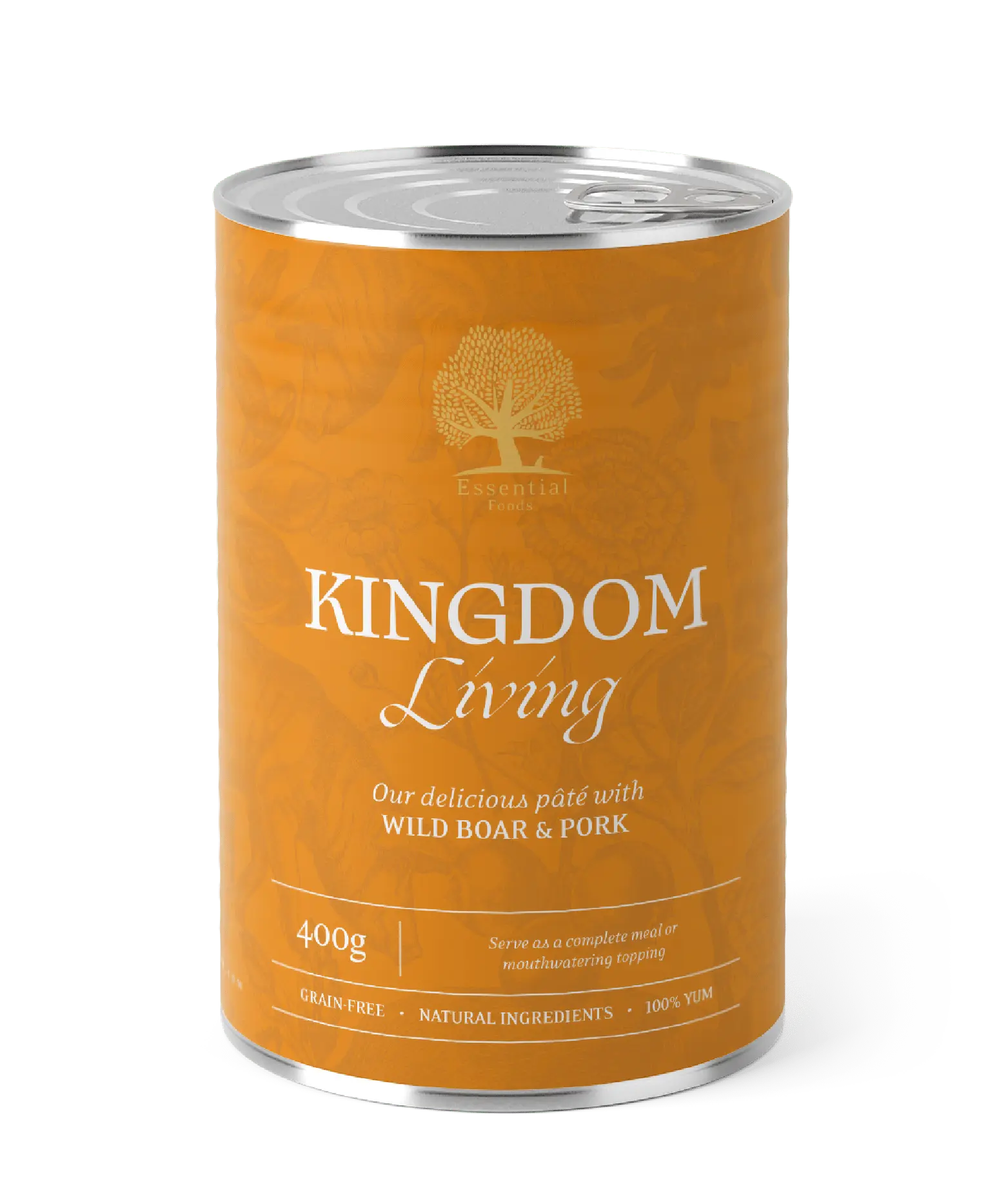 WePet Essential Kingdom Living paté - Fristende pâté med villsvin og svin