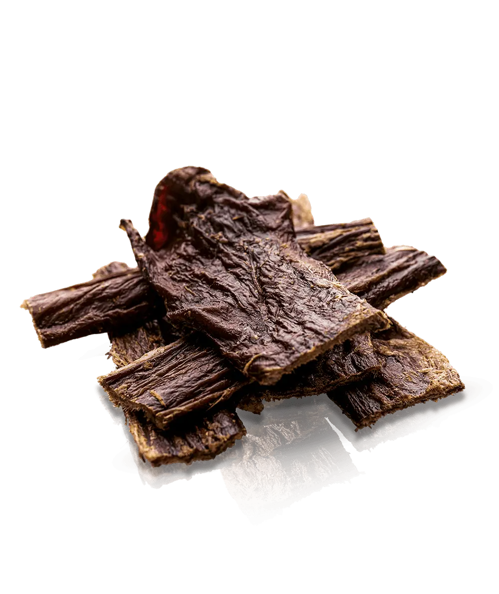 WePet Godbiter Essential beef delights 150g - Ren glede av tørket oksekjøtt