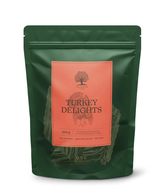 WePet Godbiter Essential Turkey Delights - Kornfrie og kjøttholdige treningsgodbiter