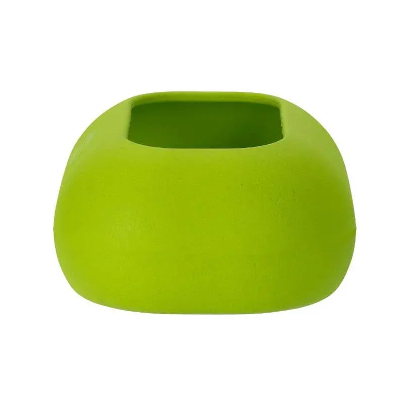 WePet 2 liter / Limegrønn IncrediBowl - Slutt på lange ører i mat eller vannskålen!